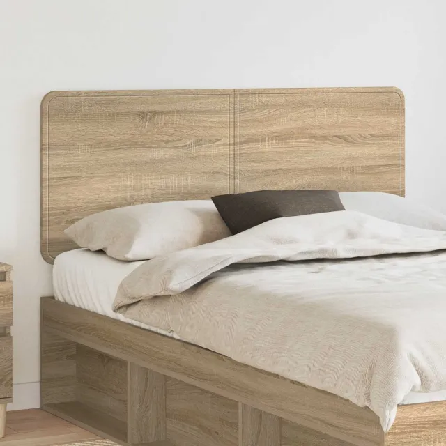 vidaXL Hoofdbord Sonoma Eiken Bewerkt hout Bruin