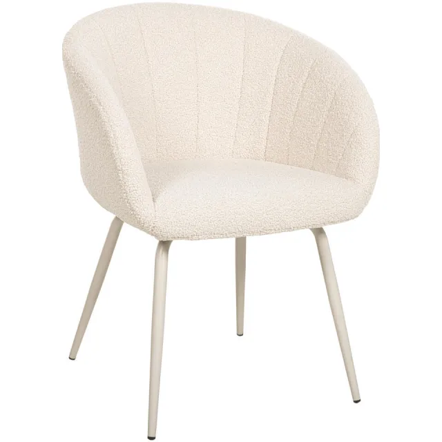 Kwantum Tropea eetkamerstoel beige Off-white