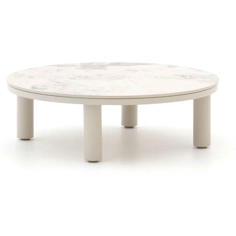Bellagio tuinmeubelen Bellagio Sarsina lounge tuintafelset ø85cm(h:27cm)/ø65cm (h:21cm) taupe, foto 4