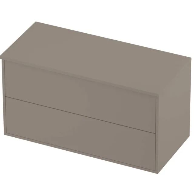 Proline Deck Badmeubelset Voor Grepen Symmetrisch Kader 100x46x54 cm Clay Beige