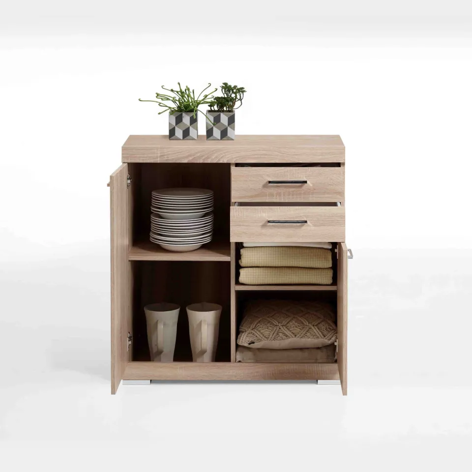Opbergkast Hermes Eiken 80x50x90 cm - 1, foto 4