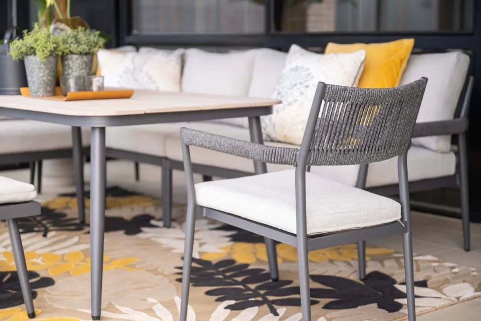 Garden Impressions Barcelona dining loungeset grijs, foto 4