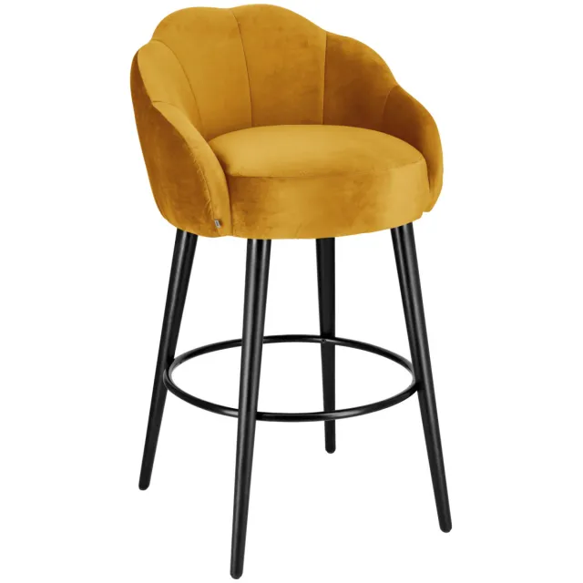 Vega Barstoel Malea; 57x53x99 cm (BxDxH); goud