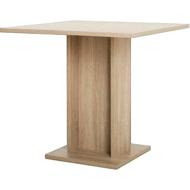 Bigbuy Eettafels Bigbuy Table à manger Gustave chêne 80x80 cm Bruin