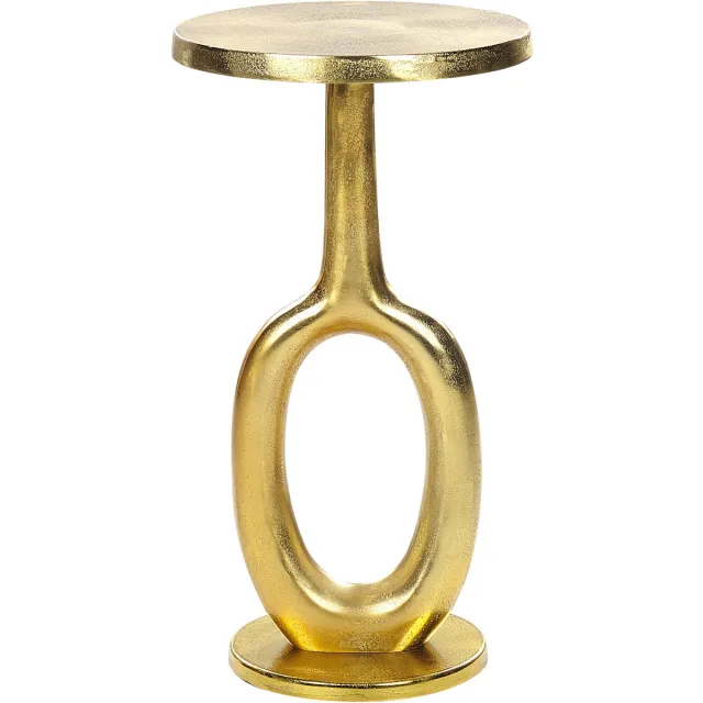 Beliani APITI - Bijzettafel - Goud - Aluminium