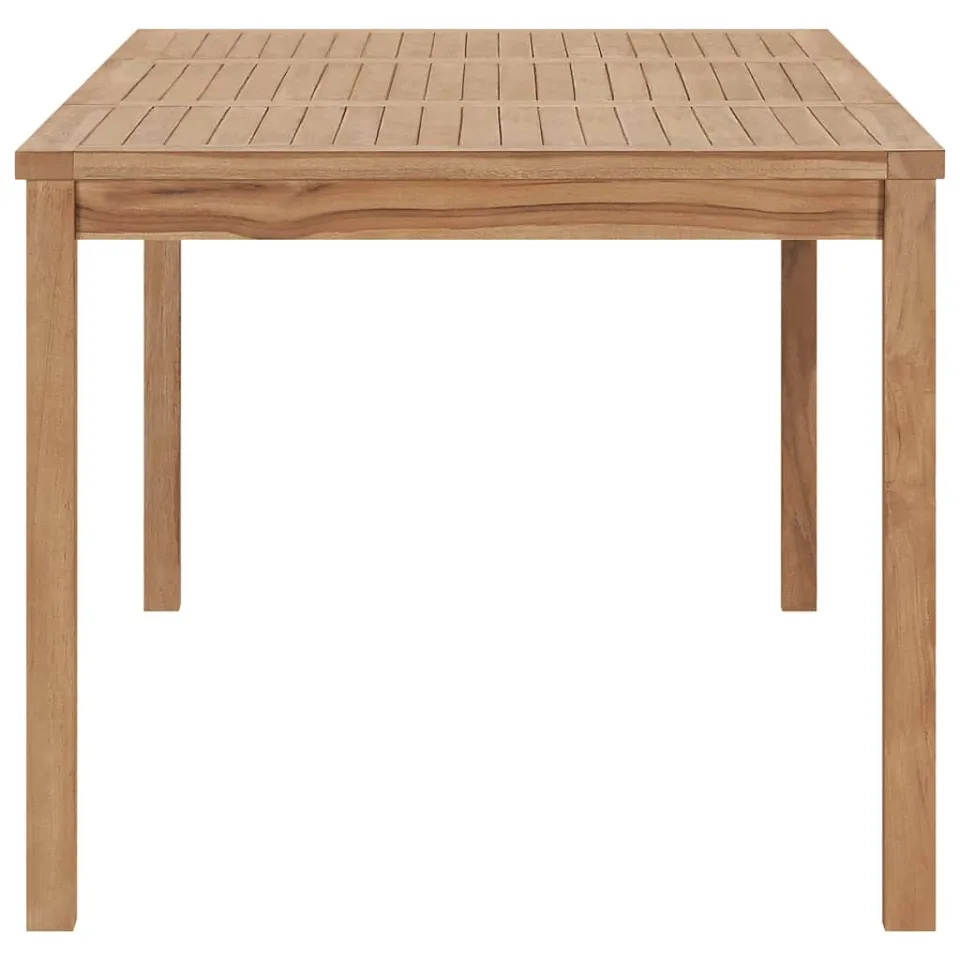vidaXL Tuintafel 180x90x77 cm massief teakhout bruin, foto 2