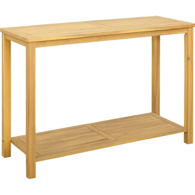vidaXL Tuin Console Tafel Licht acacia 110 x 40 x 75 cm Bruin