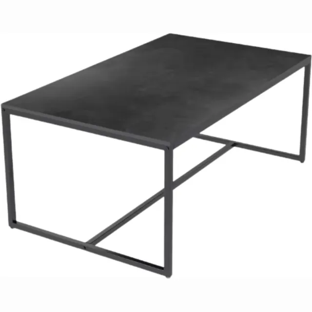Happiq Opulence Eettafel Opulence - Marmer look - Uitschuifbaar - 150 to 180cm - Zwart