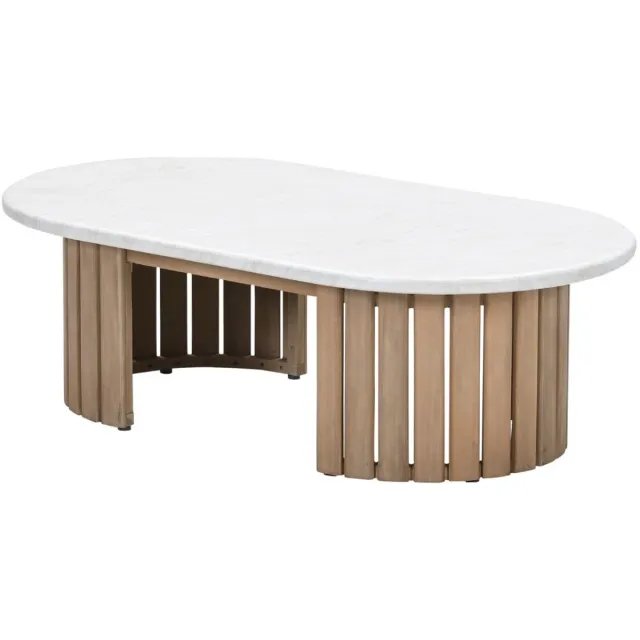 Garden Impressions Sirocco loungetafel 130x70xH40 - grey sand Bruin