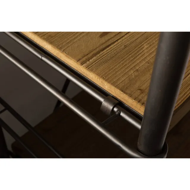 Dutchbone Shelf Iron wandkast bruin, foto 2