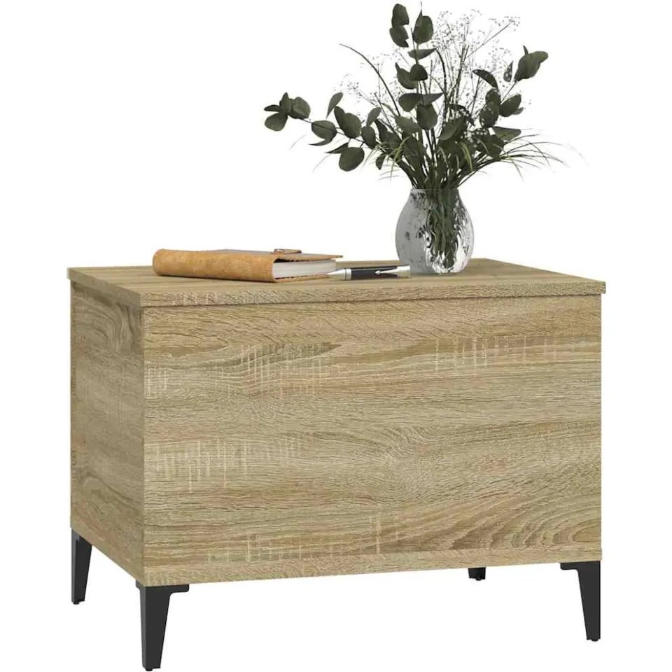 vidaXL Salontafel 60x44,5x45 cm bewerkt hout sonoma eikenkleurig, foto 3