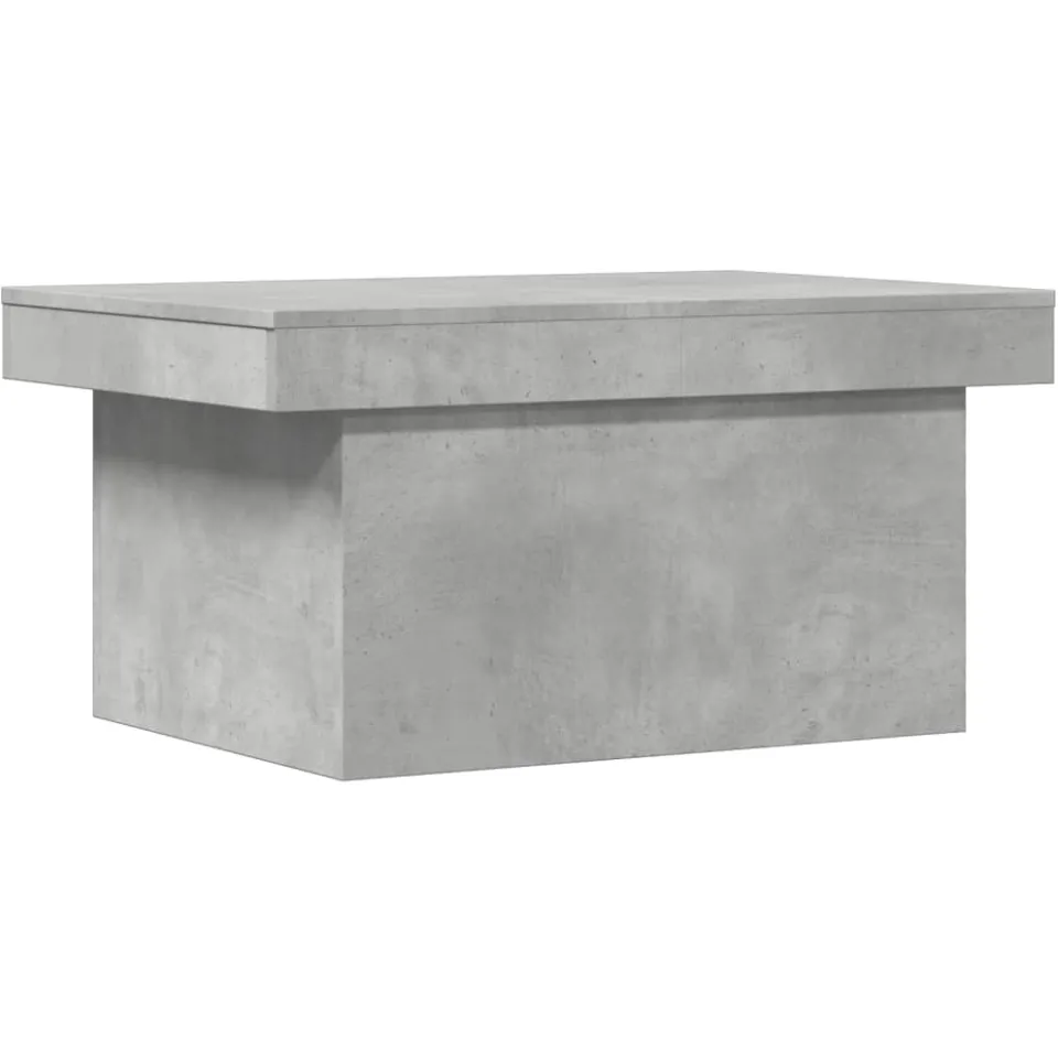 vidaXL Salontafel 100x55x40 cm bewerkt hout betongrijs grijs, foto 4