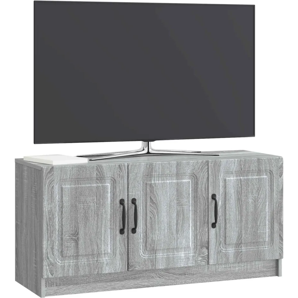 vidaXL TV-kast Grijs sonoma 99 x 34,5 x 47 cm Bewerkt hout