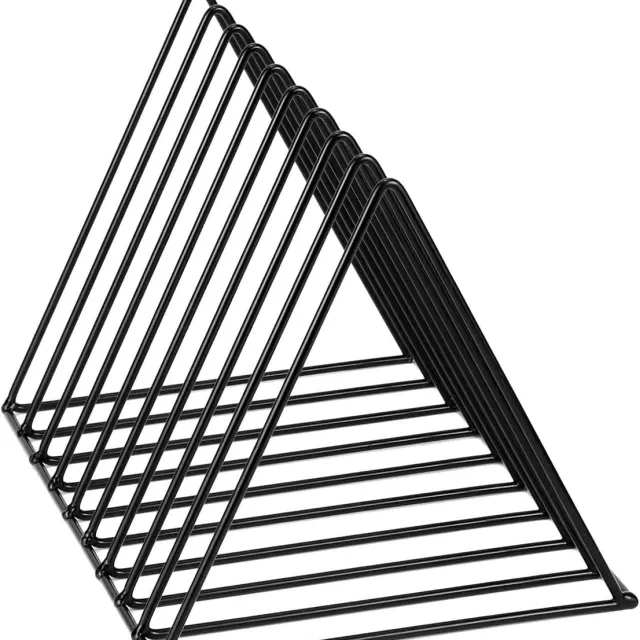 Ibenzoa Tijdschriftenrek - Triangular - 26x17.8 cm - Metaal Zwart