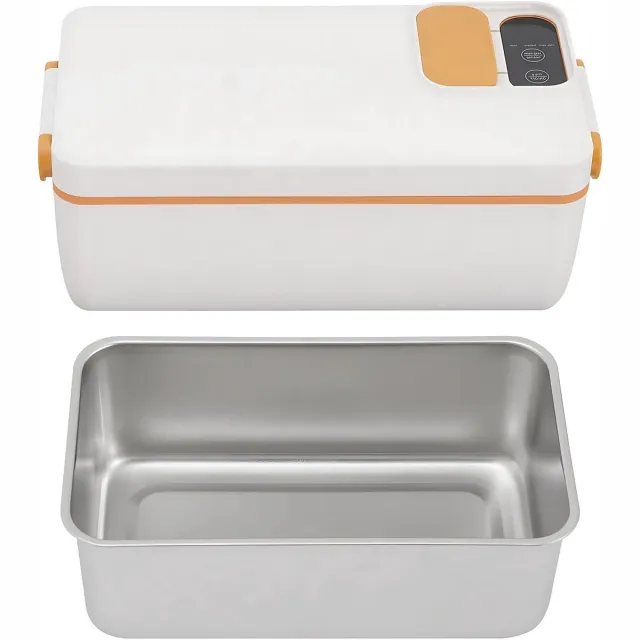Saphly Elektrische Lunchbox Oranje - Draagbaar en Inclusief Geïsoleerde Tas - Voor Onderweg, Kantoor en School