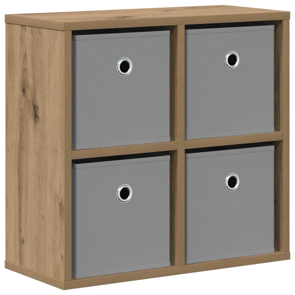 vidaXL Dressoir Artisan Eiken 49,5 x 22 x 47 cm Bruin