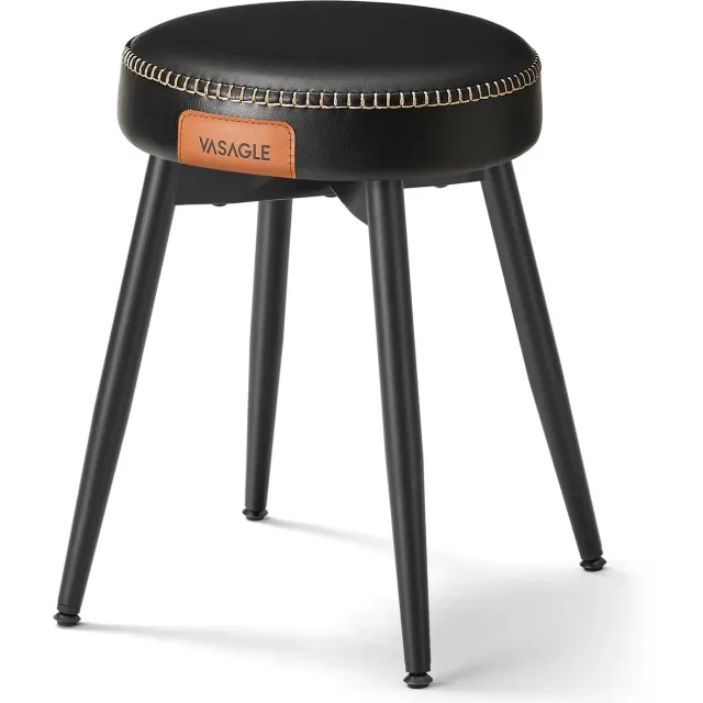Vasagle Barkruk - Kruk - Bar - Eetkamerstoelen - Eetkamerstoel - Stoel - Bar Stoel - Stoel - Stoeltje - Stoelen Zwart