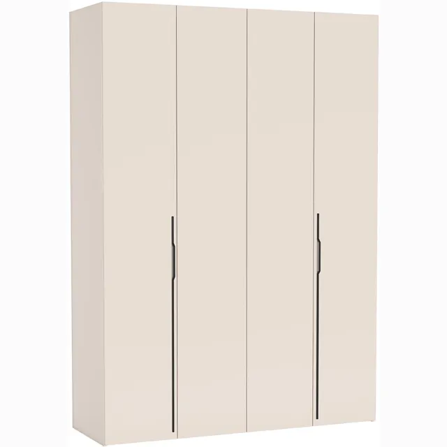Selsey Bari – Kledingkast met 3 lades, 2-deurs, kasjmier, 170 cm Kasjmier grijs