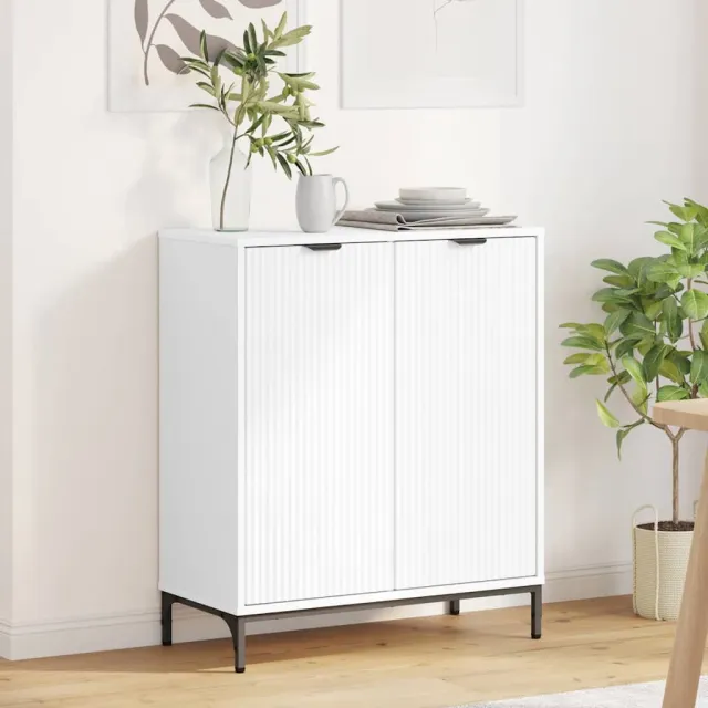 vidaXL Dressoir Wit 69,5 x 33 x 82 cm Bewerkt hout, foto 2