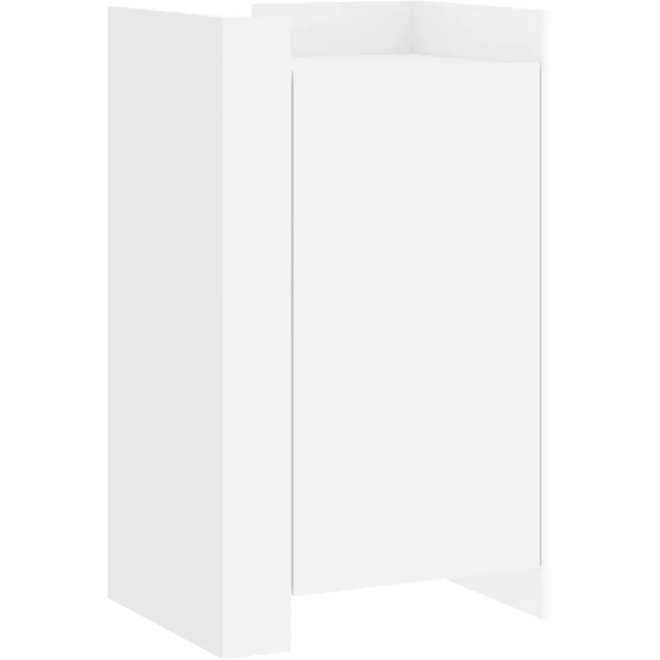 vidaXL Dressoir 45x35x75 cm bewerkt hout wit, foto 3