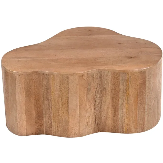 Giga Meubel Salontafel Moos - Organisch Naturel Hout - 70x50x30cm