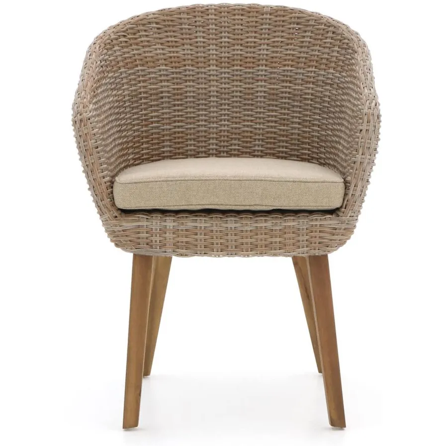Intenso Furniture Intenso Tropea/ROUGH-X 180cm dining tuinset 5-delig bruin, foto 5