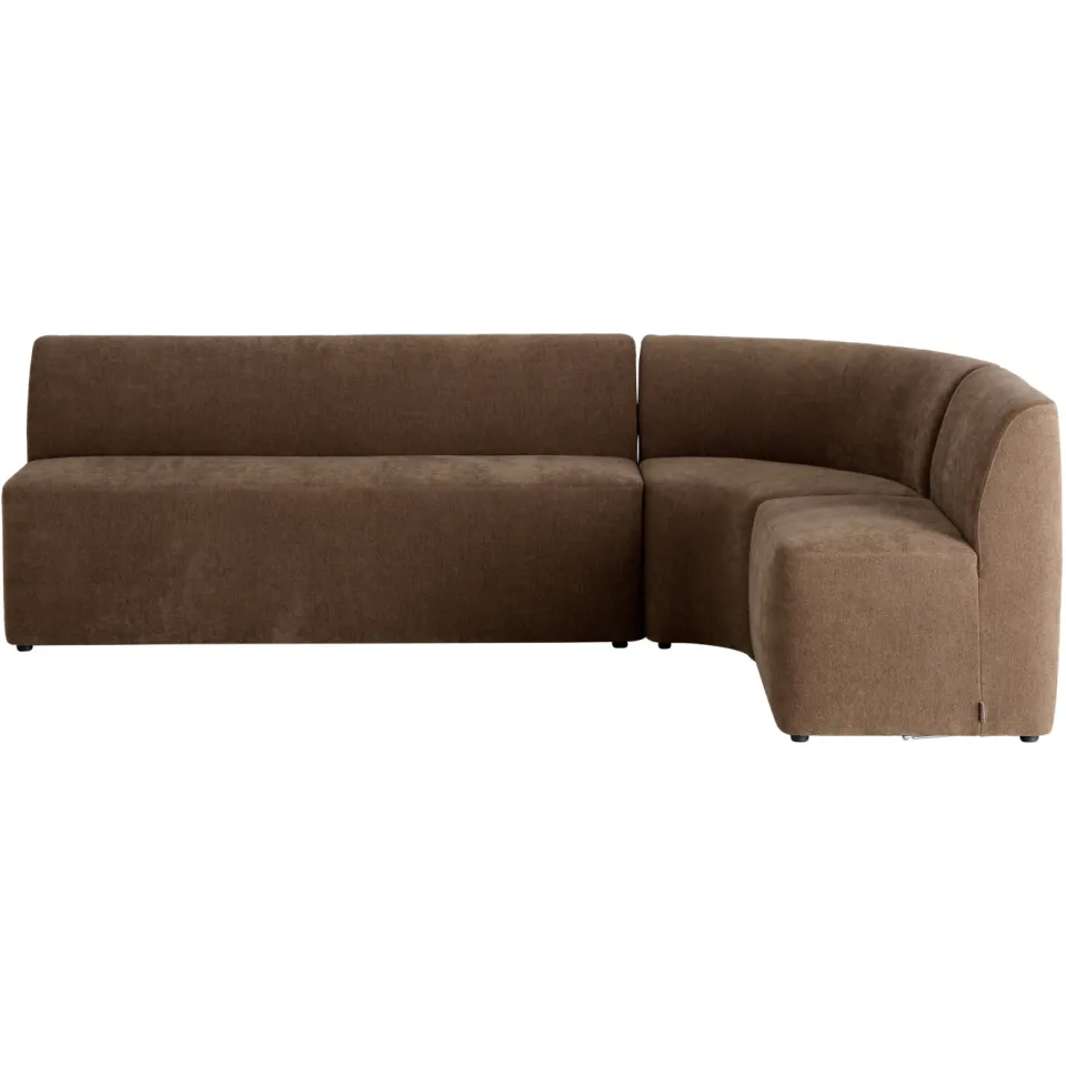 NOUS Living Rhea eetkamerbank bruin