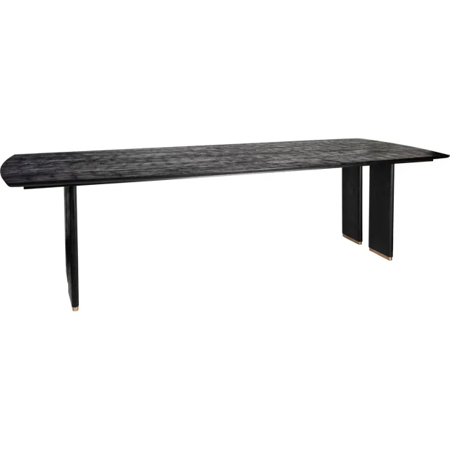 PTMD Eetkamertafel Liber - Zwart - 280x110x77cm