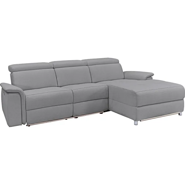 Notio Living Pareli-Sofa 3-zits Links - Handmatig Grijs
