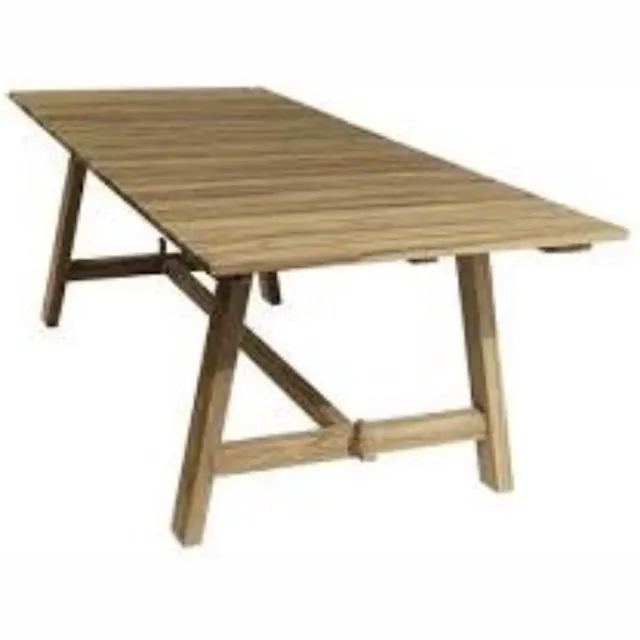 van der Leeden Teak Tuintafel Thijs - 240X100x78 cm bruin