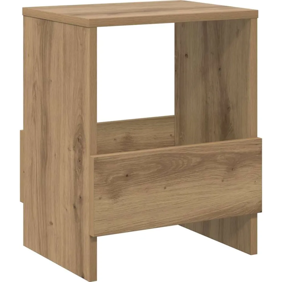 vidaXL Tijdschrift Rek Artisan Eiken 35 x 30 x 45 cm Bruin