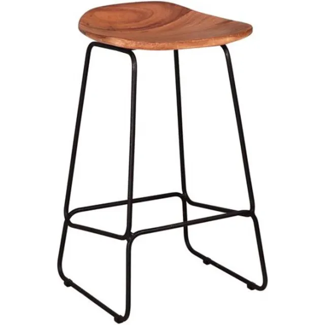 Meubelplaats Barstoel Ergo | Acaciahout - barstoelen set van 4 massief acacia naturel