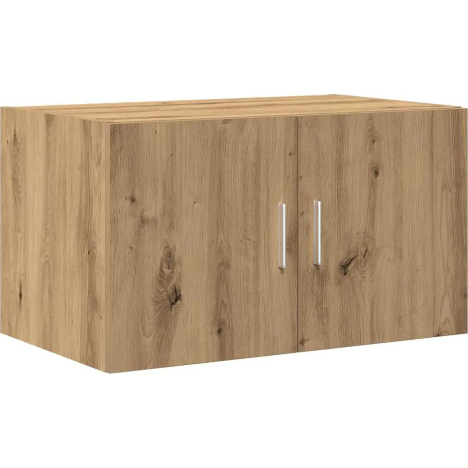 vidaXL Wandkast artisanaal eikenkleurig 70 x 42.5 x 40 cm Bewerkt hout, foto 3