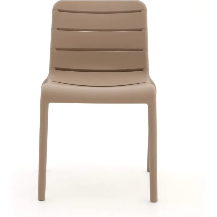 Forza Furniture Forza Narni/ROUGH-K ø115cm dining tuinset 5-delig stapelbaar, foto 5