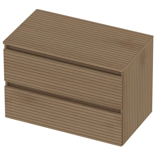 Basic-Line Deck 46 Badmeubelset Greeploos 80x46x58 cm Lamello Oak Eiken