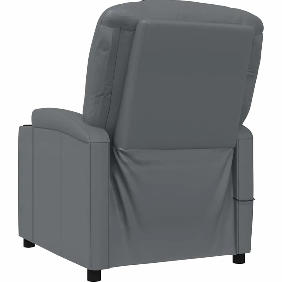 vidaXL Massagestoel kunstleer antracietkleurig, foto 4