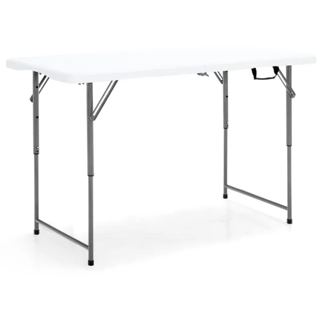 GranMaison Biertafel - OpklapbareTafel Biertafel -Campingtafel -Koffertafel - Tuintafel - Balkontafel - Wit