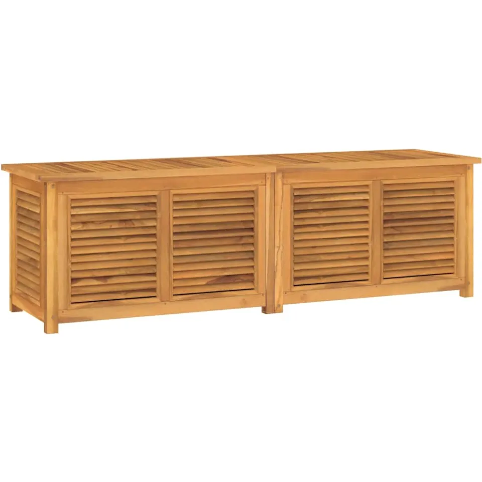 vidaXL Tuinbox met zak 175x50x55 cm massief teakhout bruin, foto 3