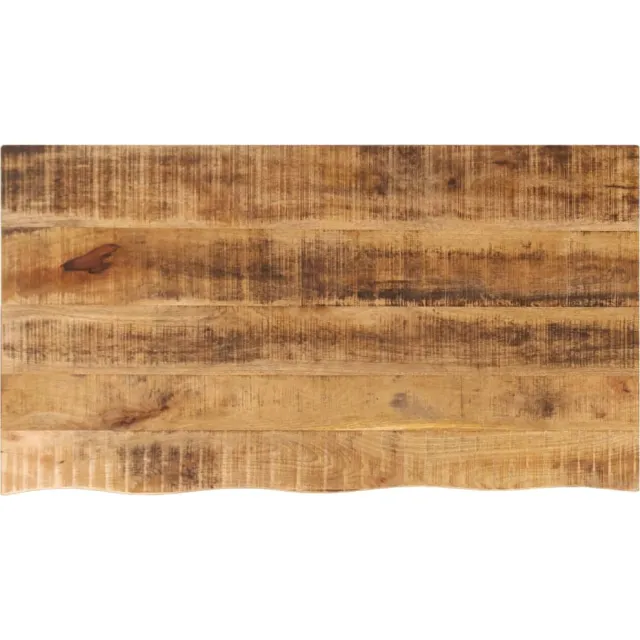 vidaXL Tafelblad met natuurlijke rand 110x60x2,5 cm massief mangohout Bruin