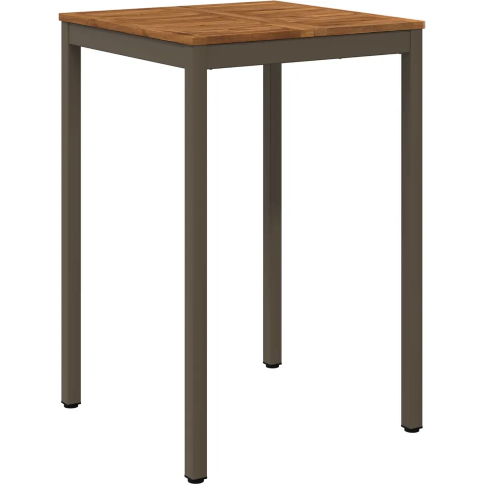 vidaXL Tuinbar Tafel NAARDEN Natuurlijk en Koffie 70 x 68,5 x 105 cm bruin, foto 3