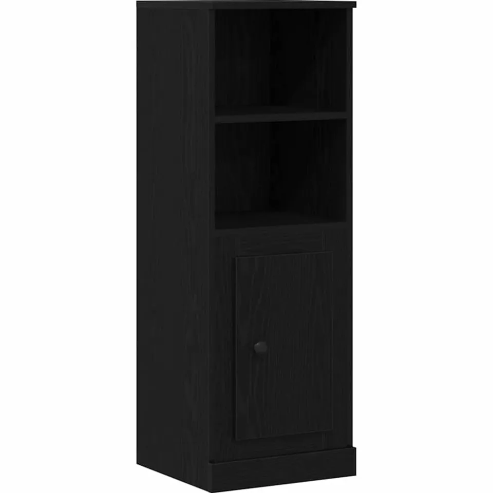 vidaXL Highboard Zwart Eiken 36 x 35,5 x 103,5 cm Bewerkt hout, foto 3