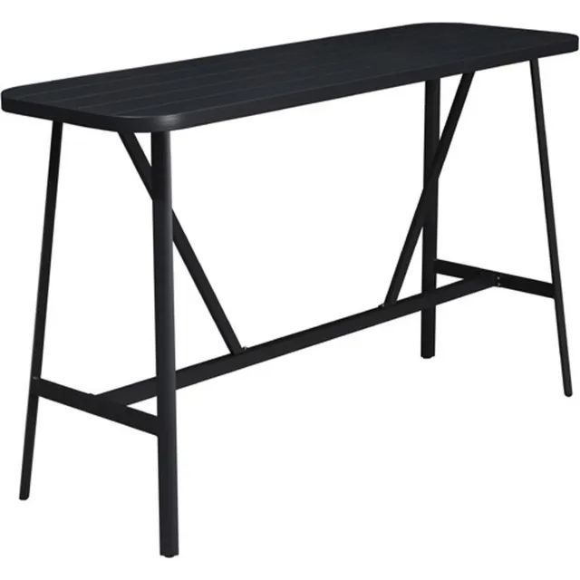 SenS-Line James Bartafel - 176x110x58.5cm - Aluminium Zwart