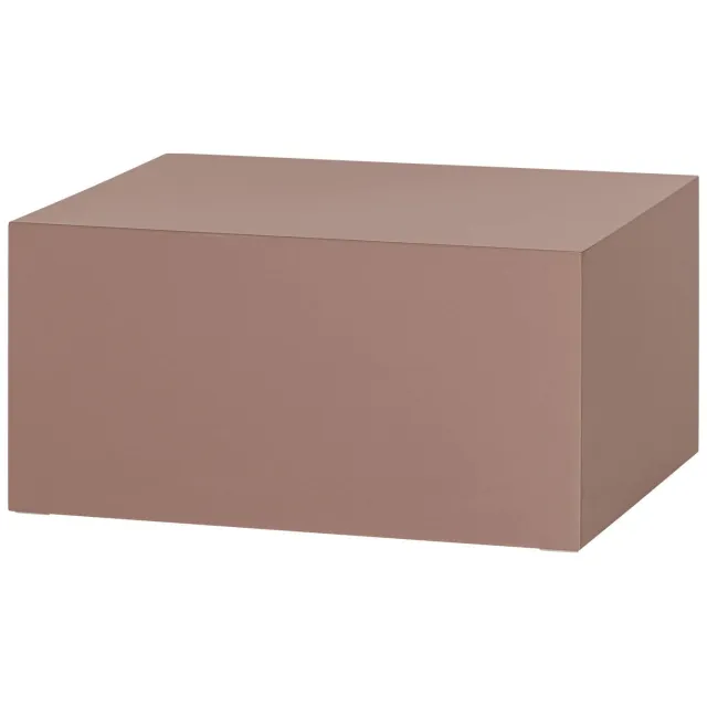 WOOOD Savo Salontafel - MDF Hoogglans - Oudroze - 40x80x60 old pink