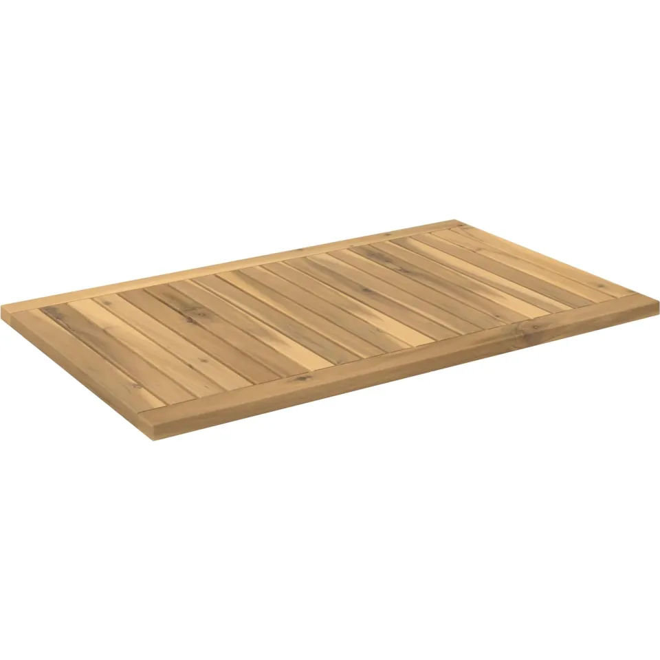 vidaXL Tafelblad 80,5 x 49 x 2 cm Rechthoekig Massief Acaciahout Bruin