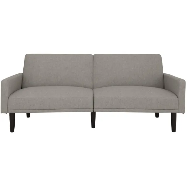 Notio Living Dorel-Slaapbank - 199 cm - Lichtgrijs Linnen