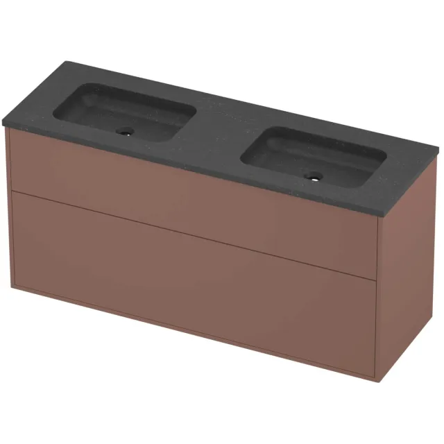 Proline Rollo Badmeubelset Hardsteen Elegant Dubbel 140x46x67 cm Blue Stone Beauty Blush Rosé Goud
