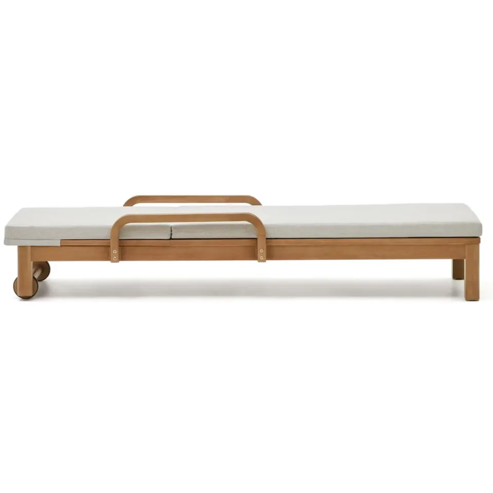 Kave Home Sonsaura ligbed eucalyptushout beige, foto 2
