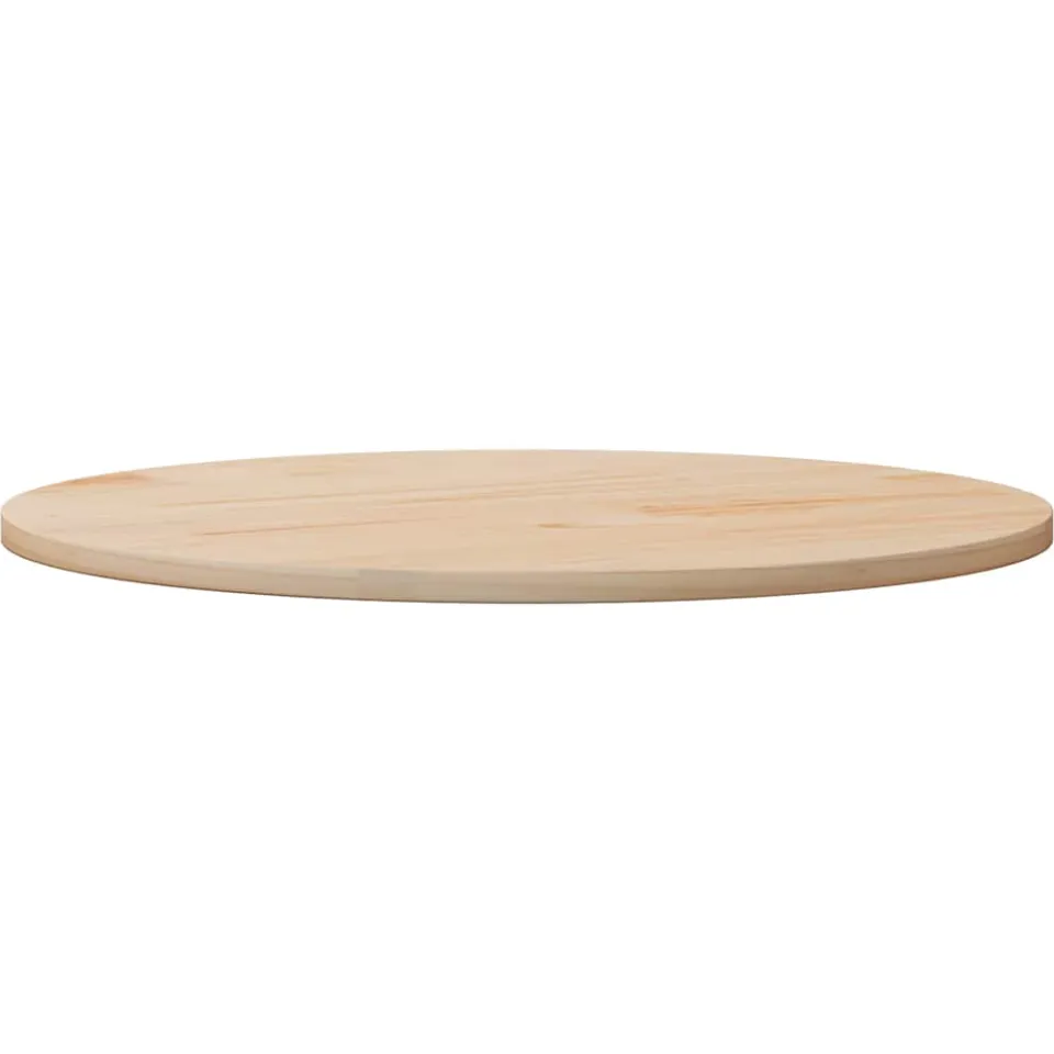vidaXL Tafelblad rond Ø90x3 cm massief grenenhout Bruin