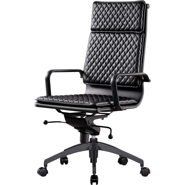 CD Furniture Softpad Bureaustoel Diamond Zwart | Design Office Chair Full Black