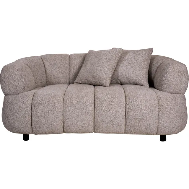 Home67 Bank Rocco Bruin - 3 zits - Hotel Chique Stijl - Organisch